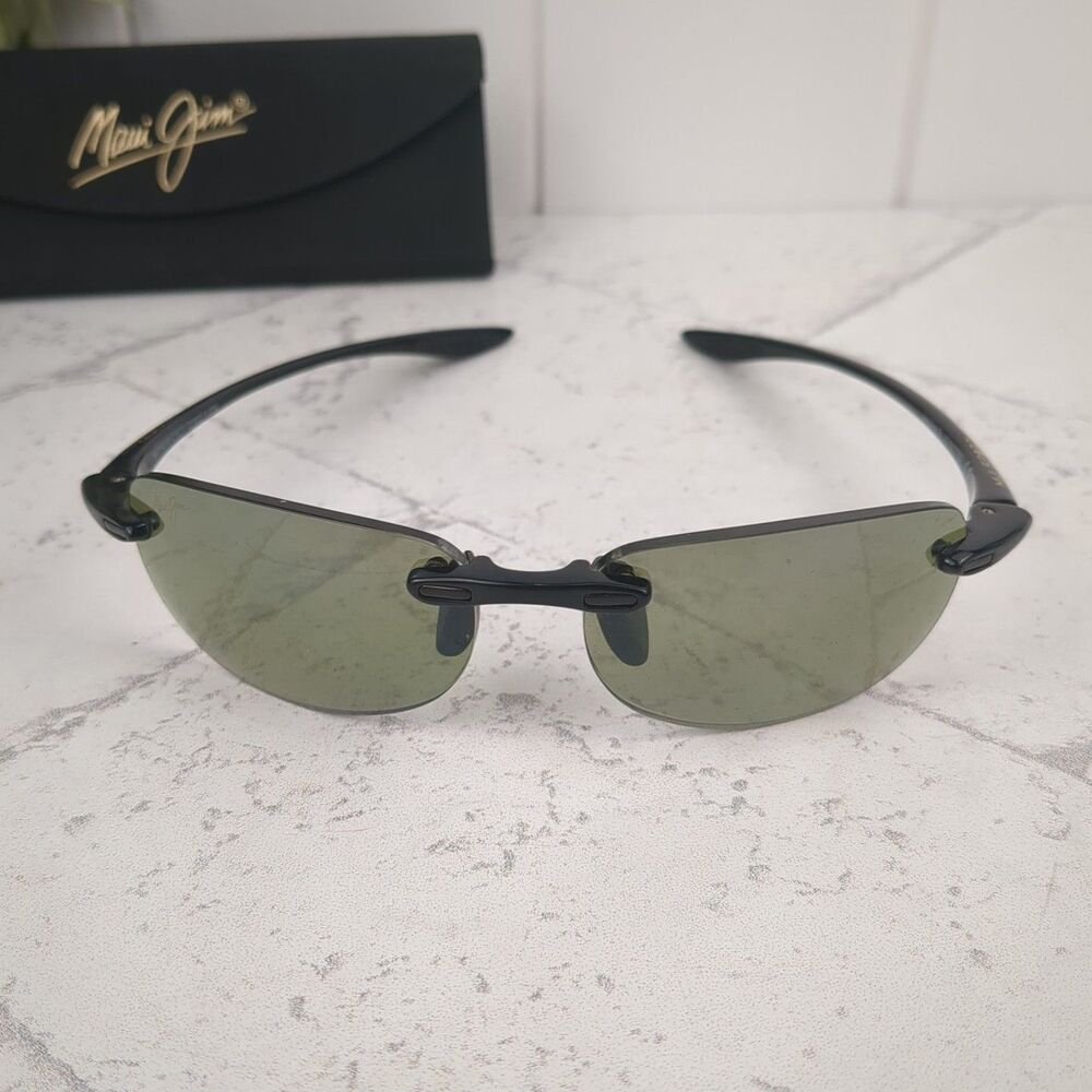 Maui Jim Sunglasses Frame Only MJ-908-02 Sandy Beach MJ Sport Black Rimless 56mm